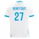 Olympique Marseille Veretout 27 Virallinen Kotipelipaita Miehet 2024/25