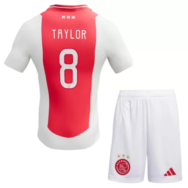 AFC Ajax Kenneth Taylor 8 Virallinen Kotipelipaita Lapset 2024/25