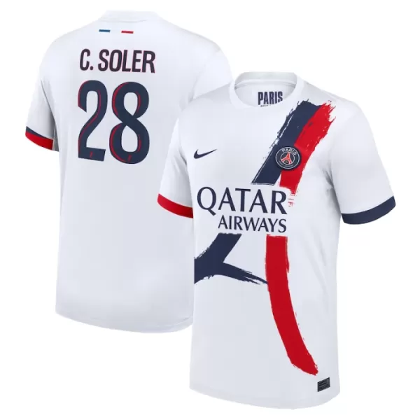 Paris Saint-Germain Carlos Soler 28 Virallinen Vieraspelipaita Miehet 2024/25