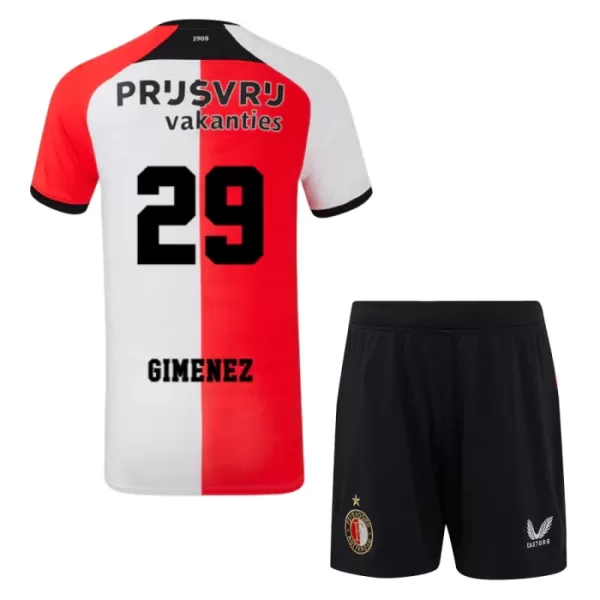 Feyenoord Rotterdam Santiago Gimenez 29 Virallinen Kotipelipaita Lapset 2024/25