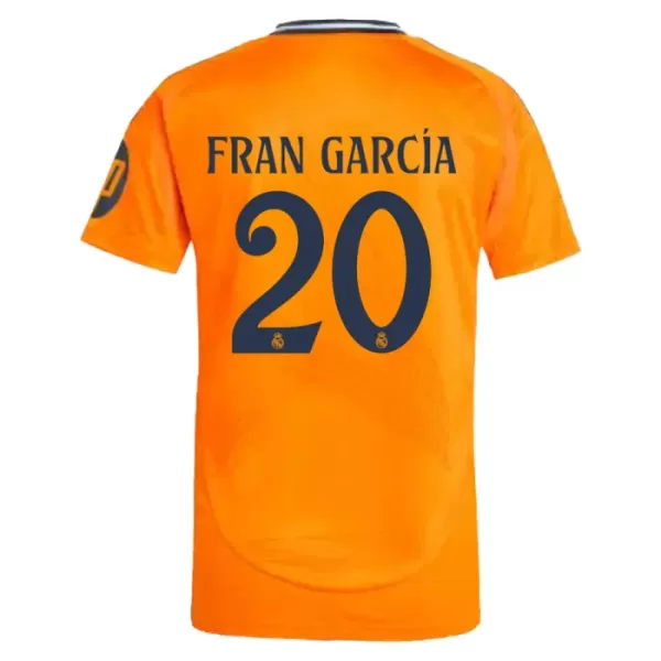 Real Madrid Fran Garcia 20 Virallinen Vieraspelipaita Miehet 2024/25