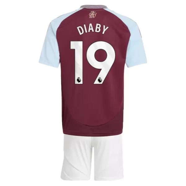 Aston Villa Diaby 19 Virallinen Kotipelipaita Lapset 2024/25