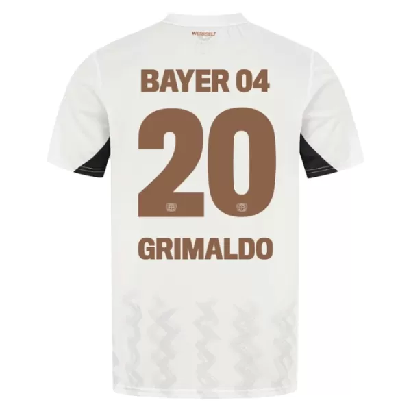 Bayer 04 Leverkusen Alejandro Grimaldo 20 Virallinen Vieraspelipaita Miehet 2024/25