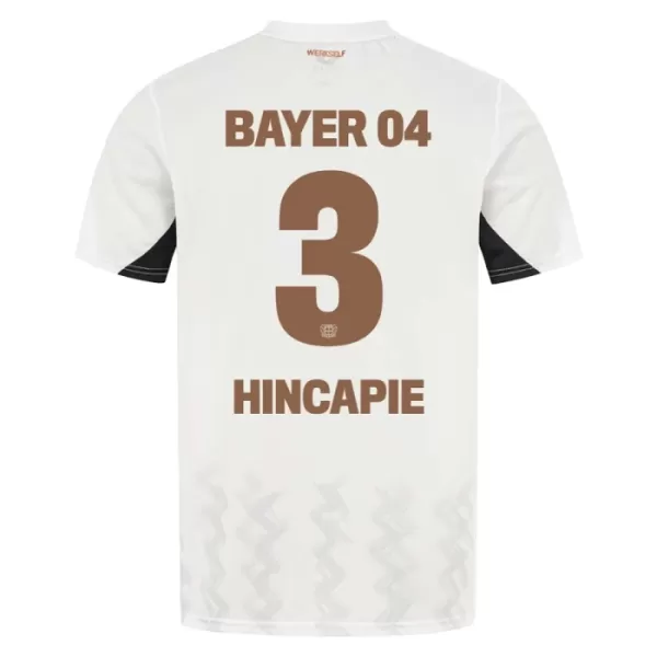 Bayer 04 Leverkusen Piero Hincapie 3 Virallinen Vieraspelipaita Miehet 2024/25