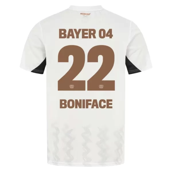 Bayer 04 Leverkusen Victor Boniface 22 Virallinen Vieraspelipaita Miehet 2024/25