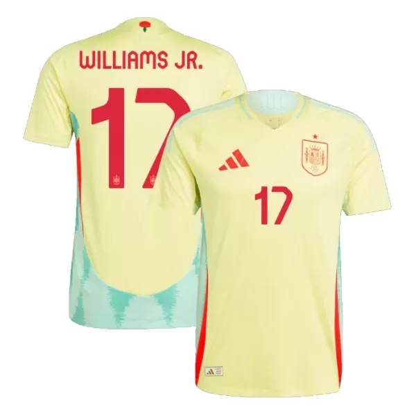 Espanja Williams JR 17 Virallinen Vieraspelipaita Miehet Euro 2024