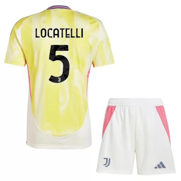 Juventus Locatelli 5 Virallinen Vieraspelipaita Lapset 2024/25