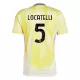 Juventus Locatelli 5 Virallinen Vieraspelipaita Lapset 2024/25