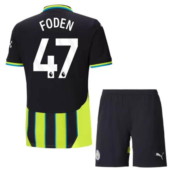 Manchester City Phil Foden 47 Virallinen Vieraspelipaita Lapset 2024/25