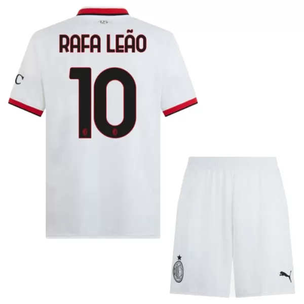 AC Milan Rafael Leão 10 Virallinen Vieraspelipaita Lapset 2024/25