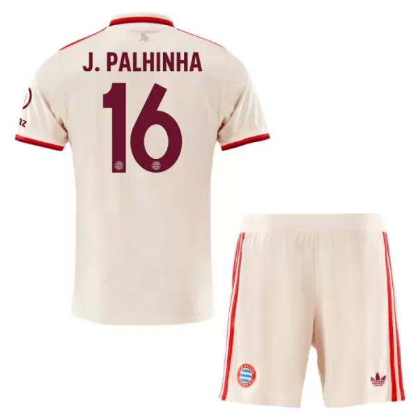 FC Bayern München J. Palhinha 16 Virallinen Kolmas Pelipaita Lapset 2024/25