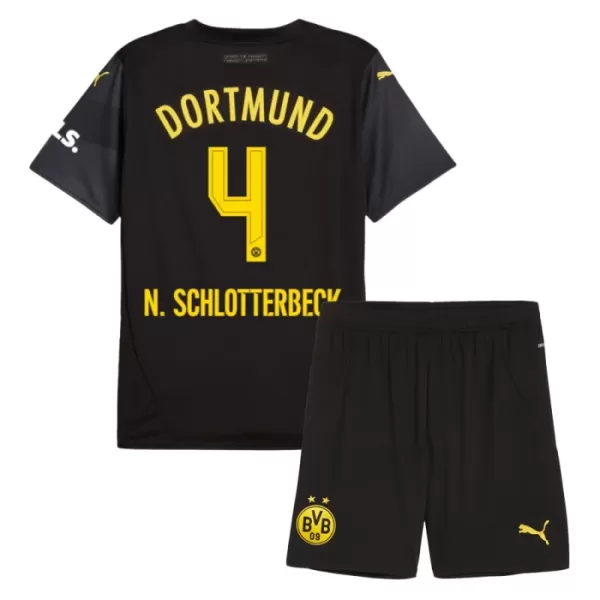 Borussia Dortmund N. Schlotterbeck 4 Virallinen Vieraspelipaita Lapset 2024/25