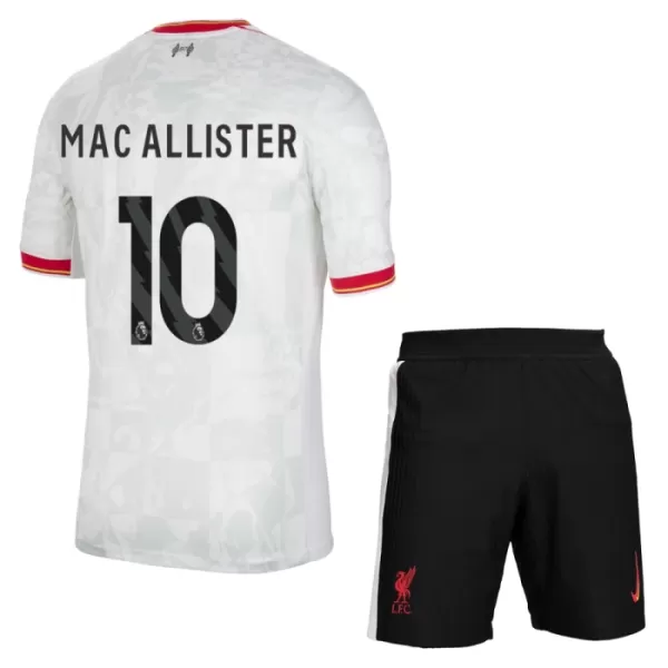 Liverpool Alexis Mac Allister 10 Virallinen Kolmas Pelipaita Lapset 2024/25