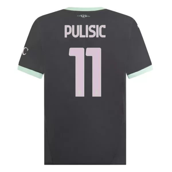 AC Milan Christian Pulišić 11 Virallinen Kolmas Pelipaita Lapset 2024/25