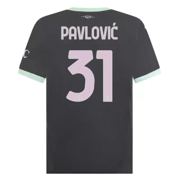 AC Milan Pavlovic 31 Virallinen Kolmas Pelipaita Miehet 2024/25