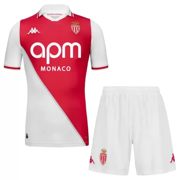 AS Monaco Virallinen Kotipelipaita Lapset 2024/25