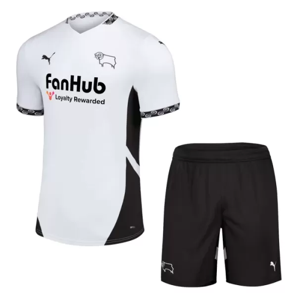 Derby County Virallinen Kotipelipaita Lapset 2024/25