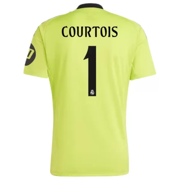 Real Madrid Thibaut Courtois 1 Maalivahdin Virallinen Kolmas Pelipaita Miehet 2024/25