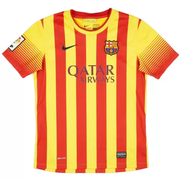 Barcelona 2013-14 Virallinen Vieraspelipaita Miehet Retro