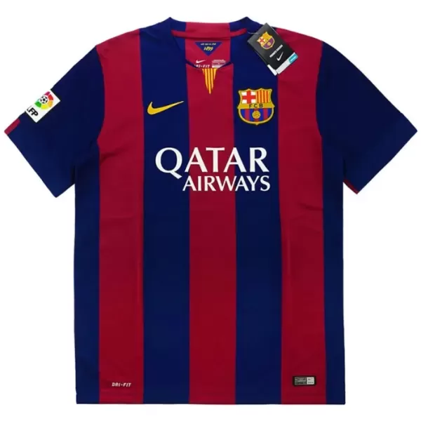 Barcelona 2014-15 Virallinen Kotipelipaita Miehet Retro