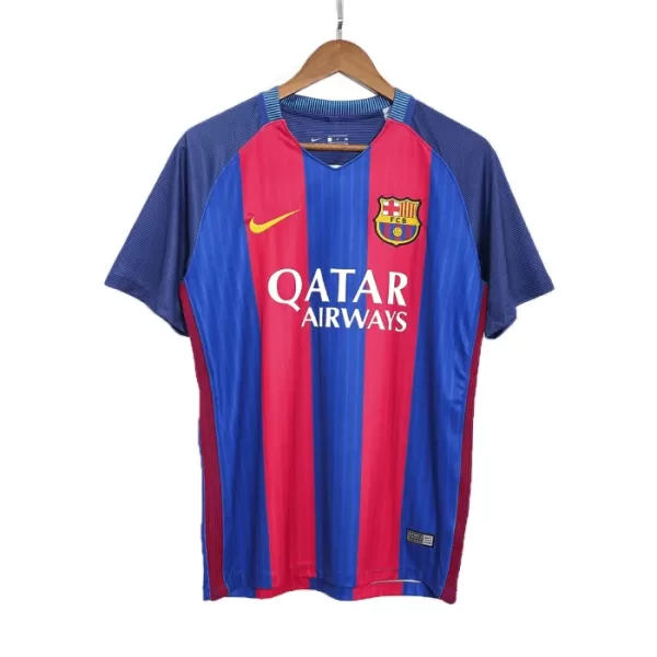 Barcelona 2016-17 Virallinen Kotipelipaita Miehet Retro