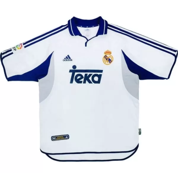 Real Madrid 2000-01 Virallinen Kotipelipaita Miehet Retro