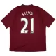 Manchester City Silva 21 2012-13 Virallinen Vieraspelipaita Miehet